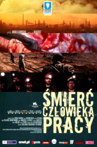 Przód ulotki filmu 'Śmierć Człowieka Pracy'
