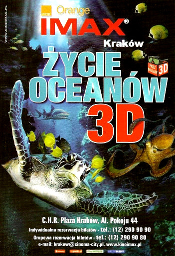 Przód ulotki filmu 'Życie Oceanów'