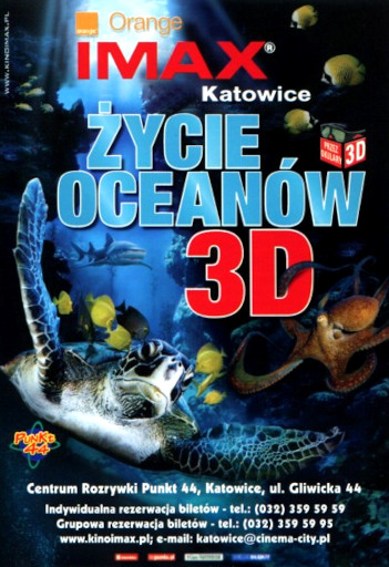 Przód ulotki filmu 'Życie Oceanów'