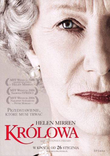 Przód ulotki filmu 'Królowa'