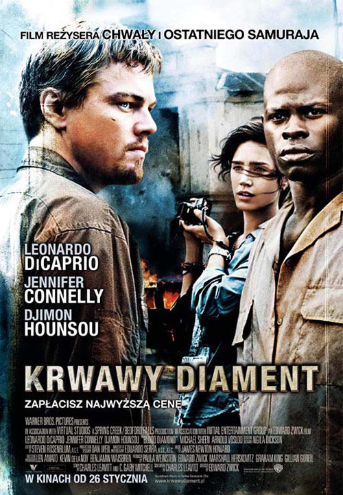 Polski plakat filmu 'Krwawy Diament'