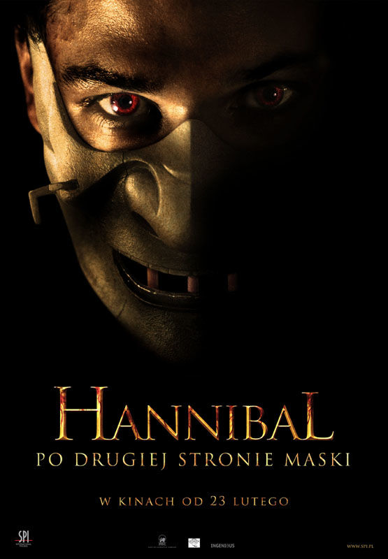Polski plakat filmu 'Hannibal. Po Drugiej Stronie Maski'