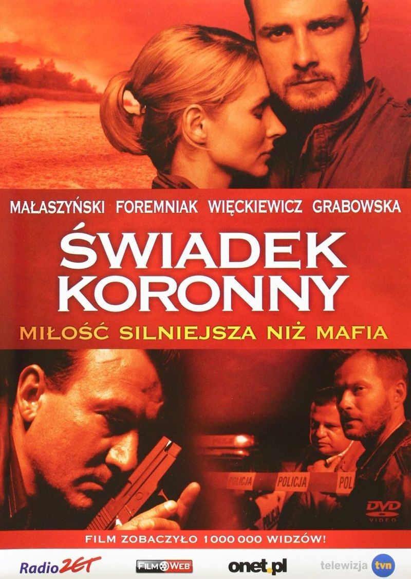 Polski plakat filmu 'Świadek Koronny'