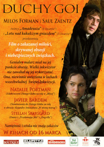 Tył ulotki filmu 'Duchy Goi'