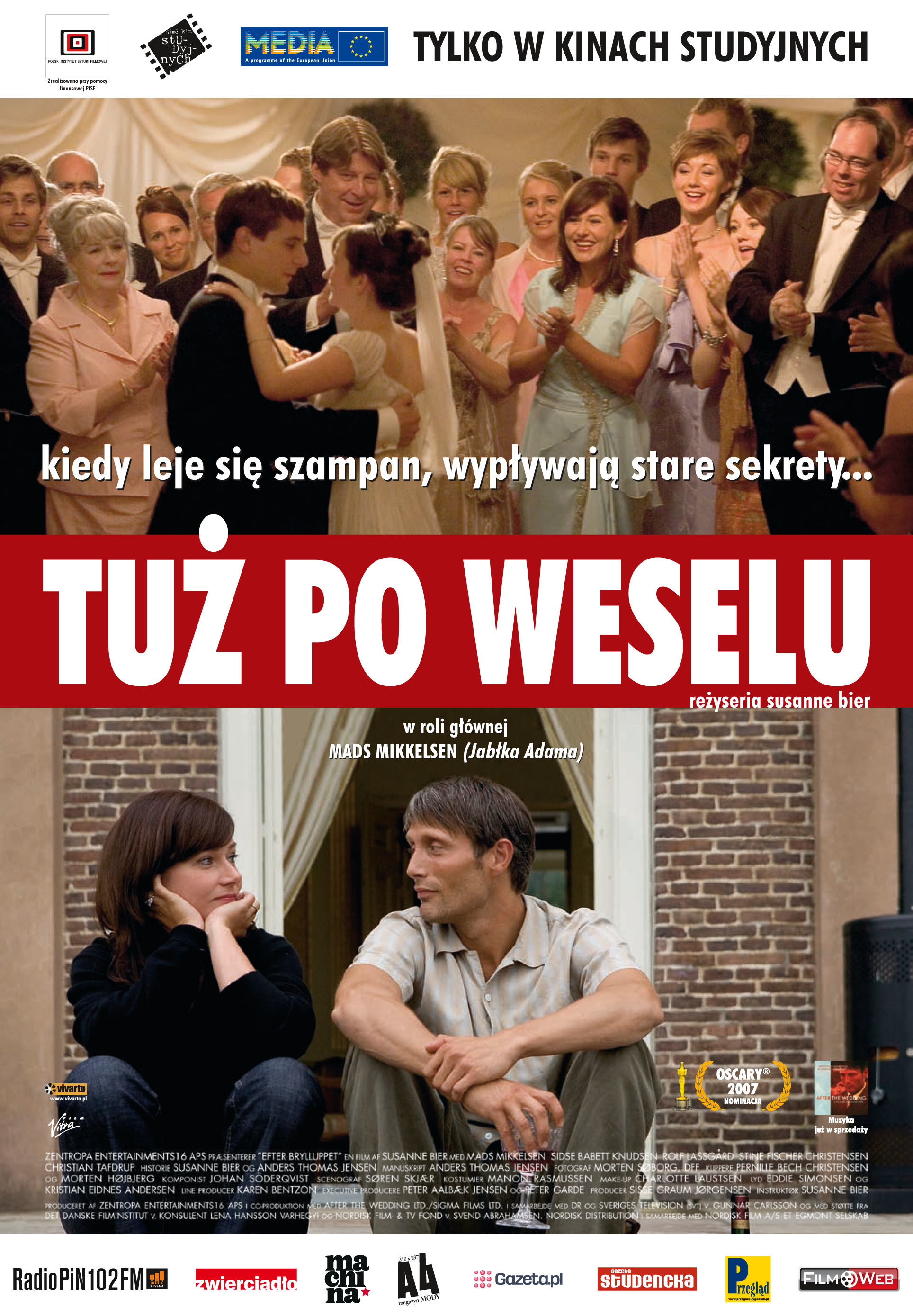 Polski plakat filmu 'Tuż Po Weselu'