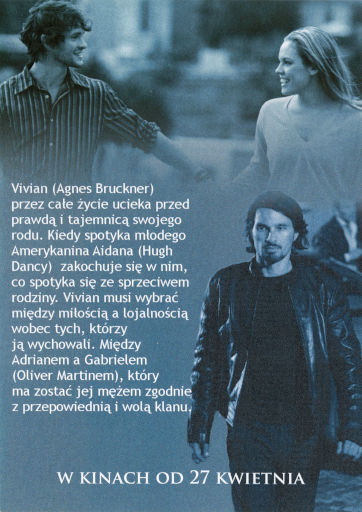 Tył ulotki filmu 'Krew Jak Czekolada'