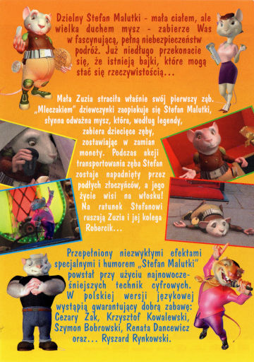 Tył ulotki filmu 'Stefan Malutki'