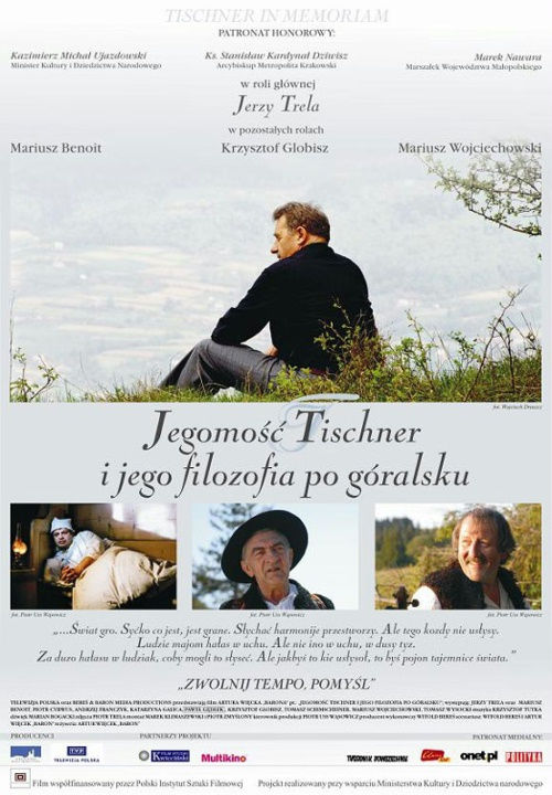 Polski plakat filmu 'Jegomość Tischner i Jego Filozofia Po Góralsku'