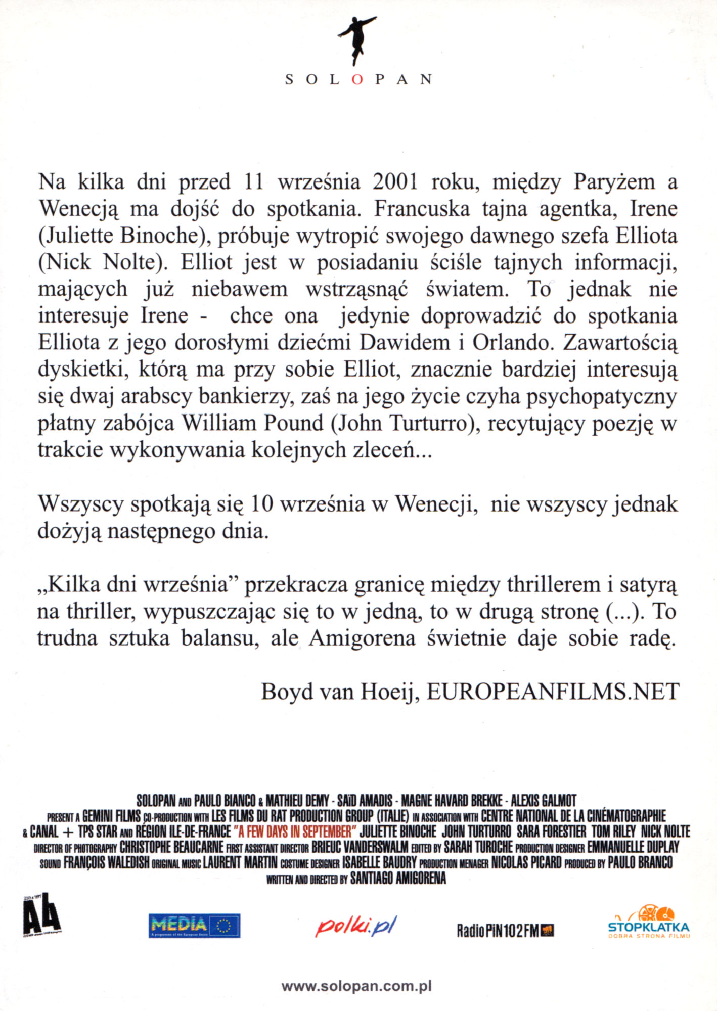 Ulotka filmu ''