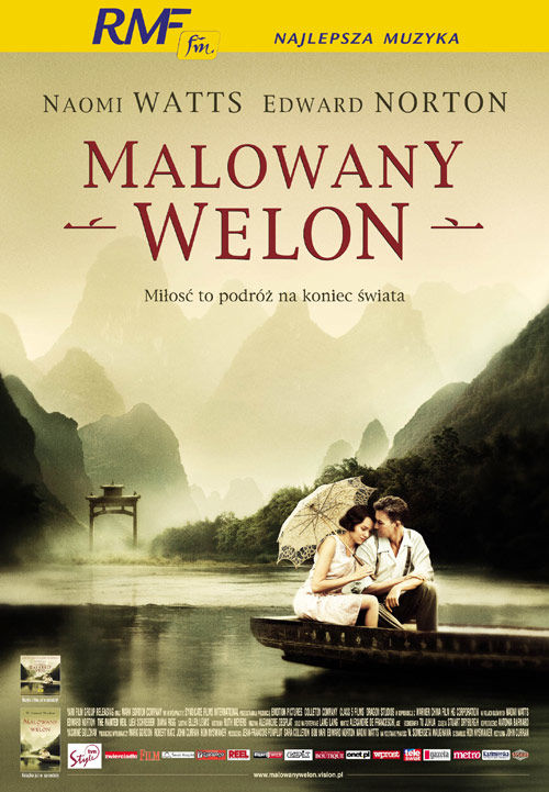 Polski plakat filmu 'Malowany Welon'