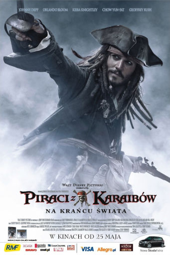 Polski plakat filmu 'Piraci Z Karaibów: Na Krańcu Świata'
