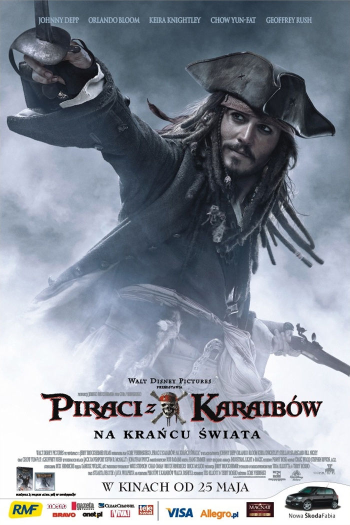 Polski plakat filmu 'Piraci Z Karaibów: Na Krańcu Świata'