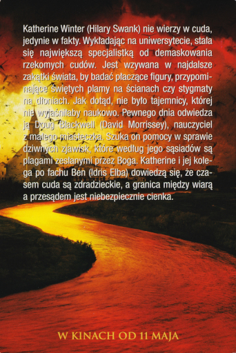 Tył ulotki filmu 'Plaga'