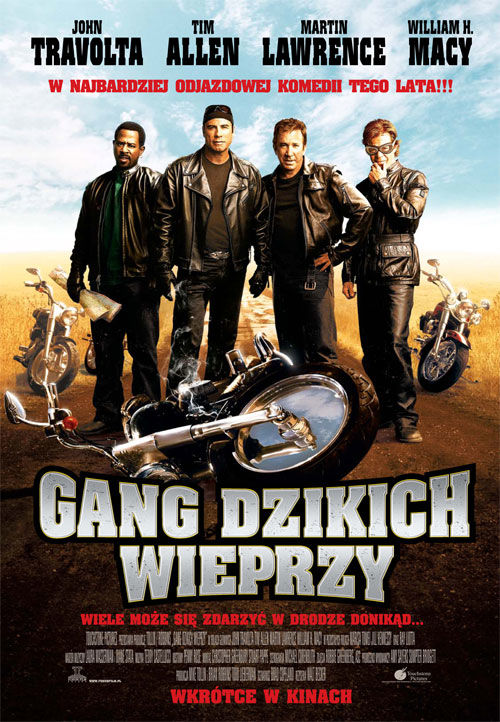 Polski plakat filmu 'Gang Dzikich Wieprzy'