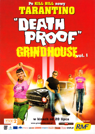 Przód ulotki filmu 'Grindhouse Vol. 1. Death Proof'