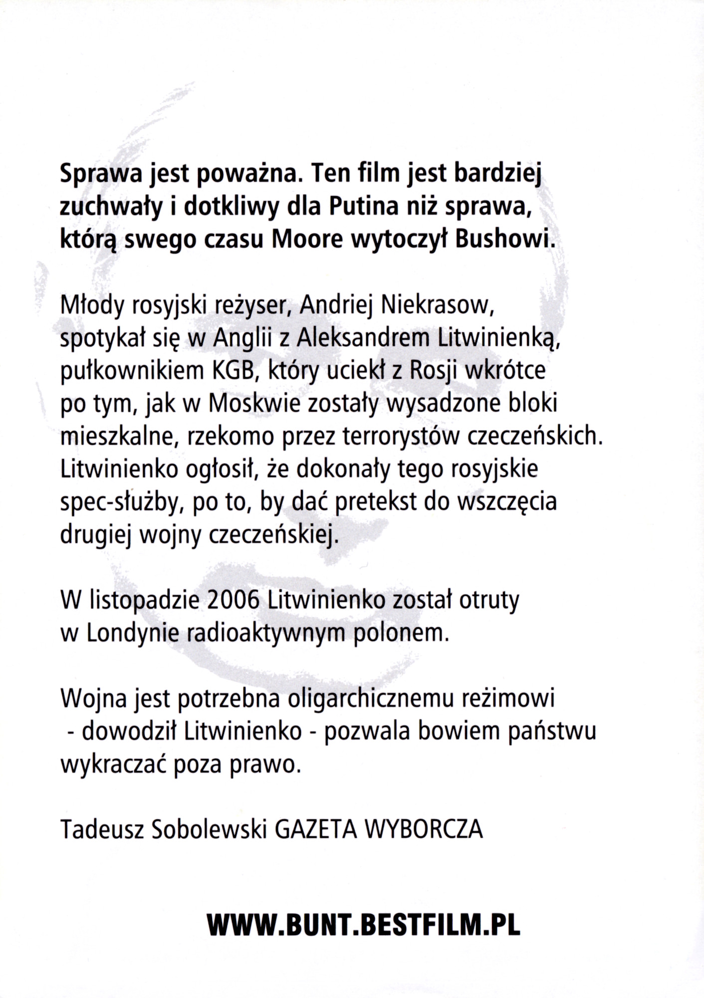 Ulotka filmu ''
