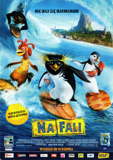 Przód ulotki filmu 'Na Fali'