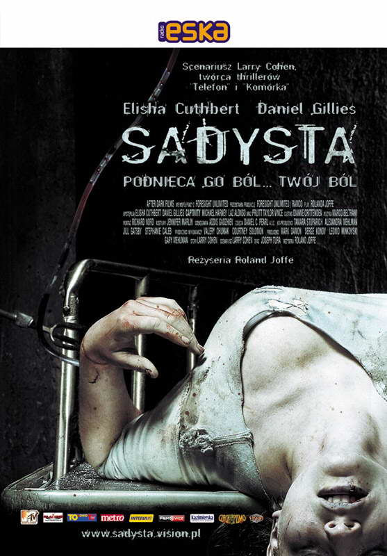 Polski plakat filmu 'Sadysta'