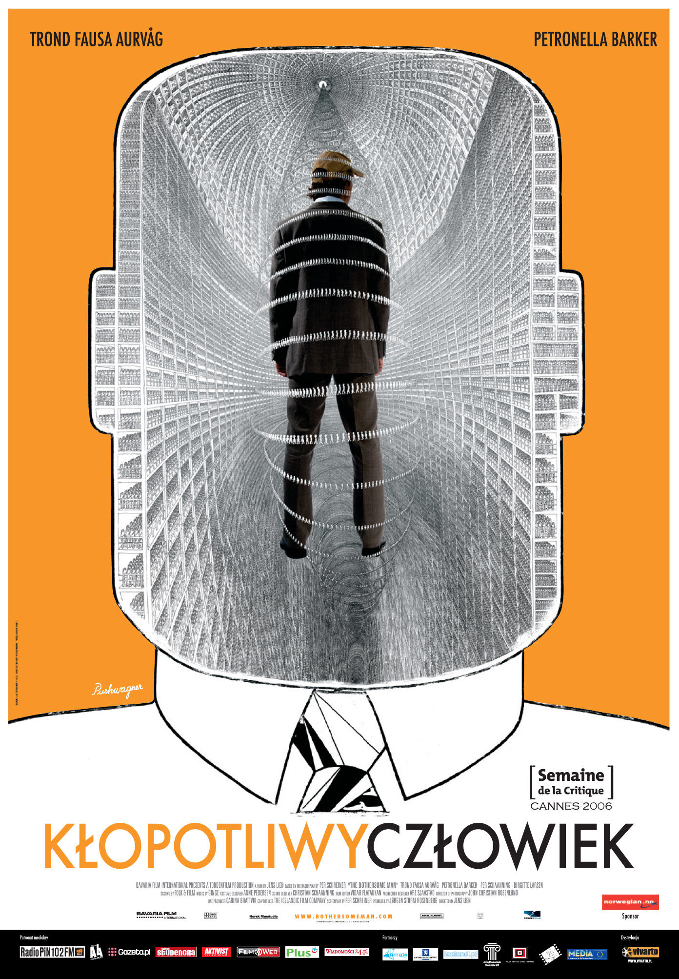 Polski plakat filmu 'Kłopotliwy Człowiek'