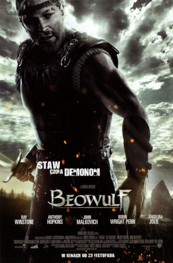 Przód ulotki filmu 'Beowulf'