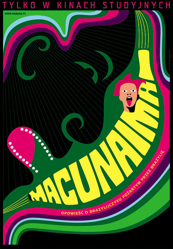 Polski plakat filmu 'Macunaima'
