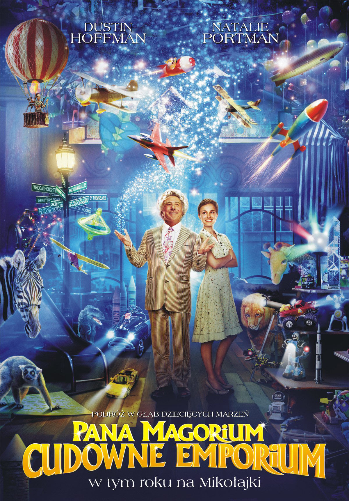 Polski plakat filmu 'Pana Magorium Cudowne Emporium'