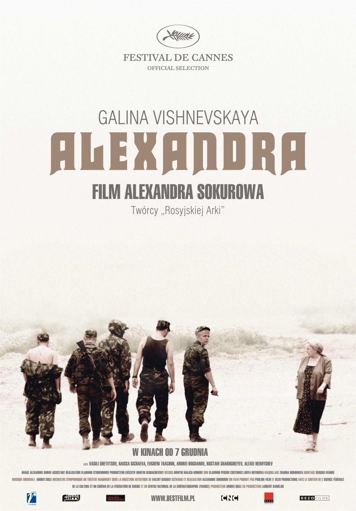 Polski plakat filmu 'Alexandra'