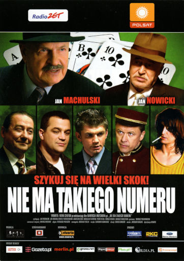 Przód ulotki filmu 'Nie Ma Takiego Numeru'