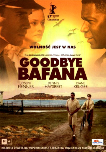 Przód ulotki filmu 'Goodbye Bafana'