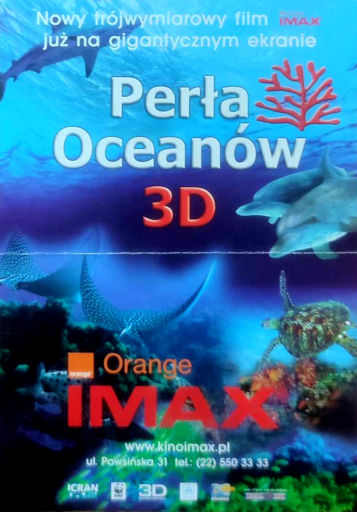 Przód ulotki filmu 'Perła Oceanów 3D'