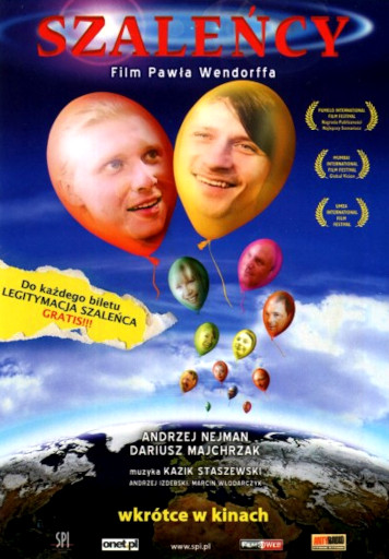Przód ulotki filmu 'Szaleńcy'