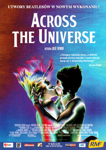 Przód ulotki filmu 'Across The Universe'