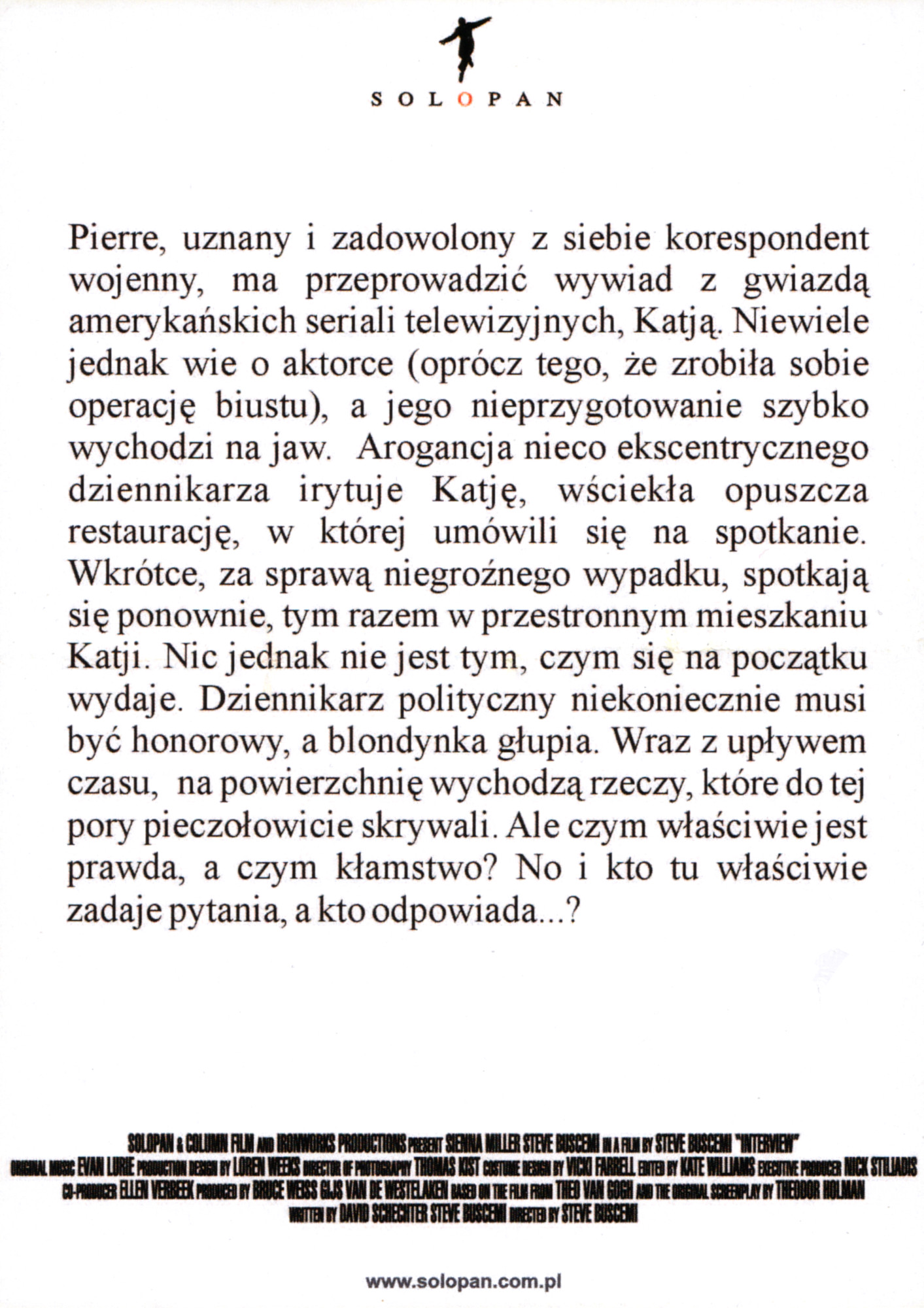 Ulotka filmu ''