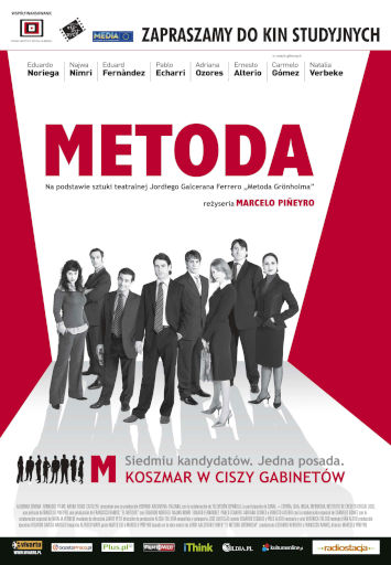 Przód ulotki filmu 'Metoda'