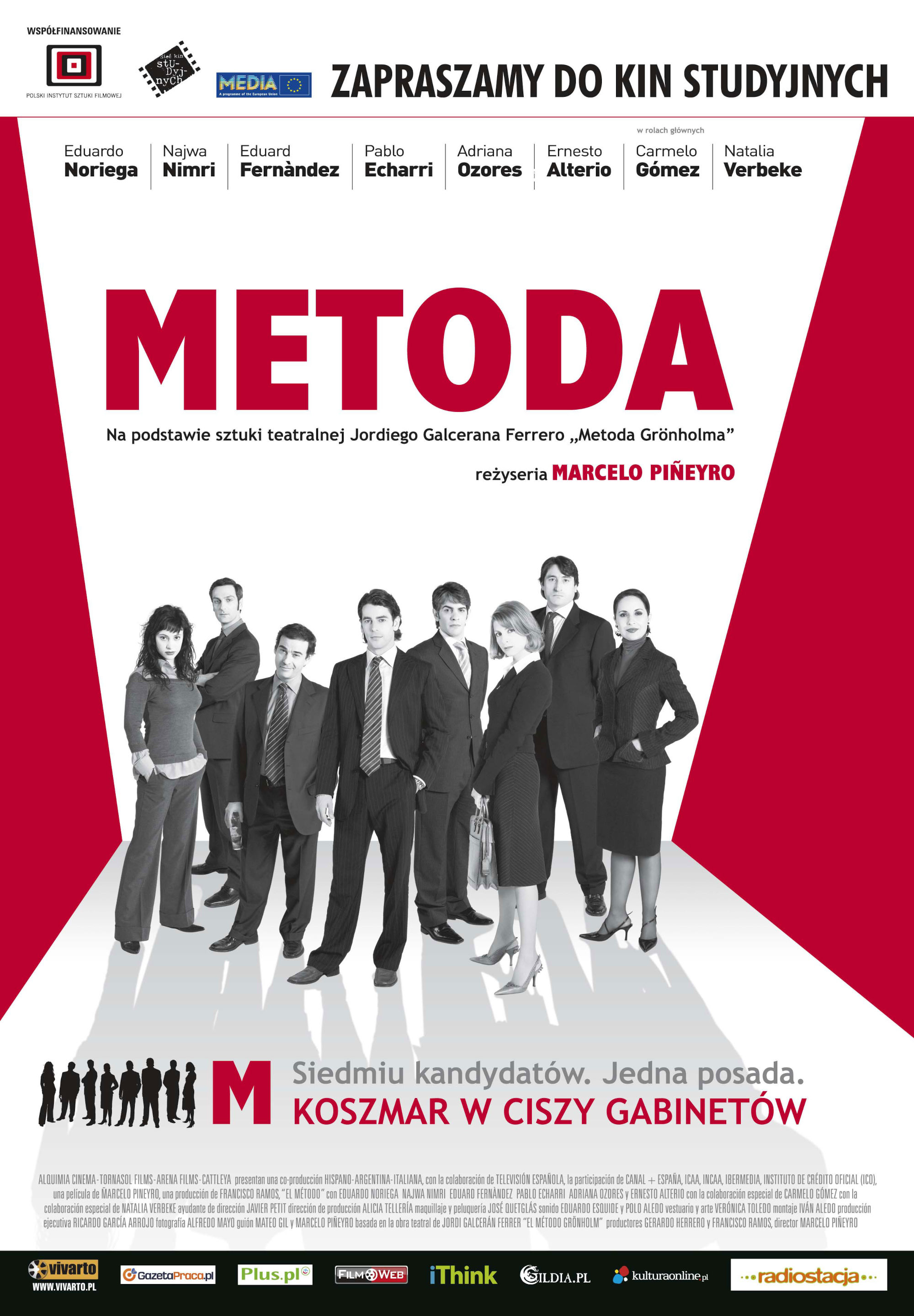 Polski plakat filmu 'Metoda'