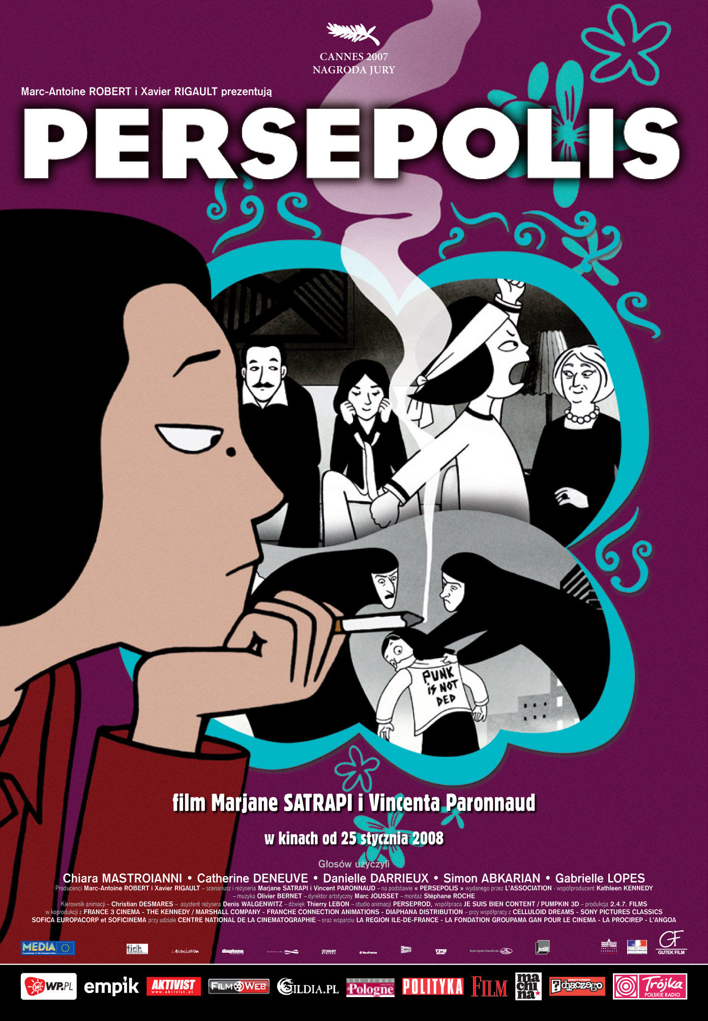 Polski plakat filmu 'Persepolis'