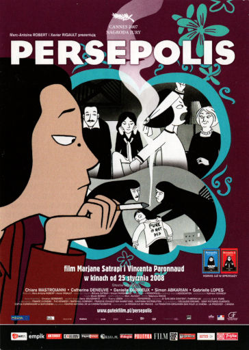 Przód ulotki filmu 'Persepolis'