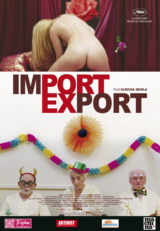 Polski plakat filmu 'Import Export'