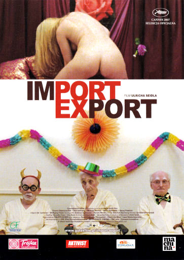 Przód ulotki filmu 'Import Export'