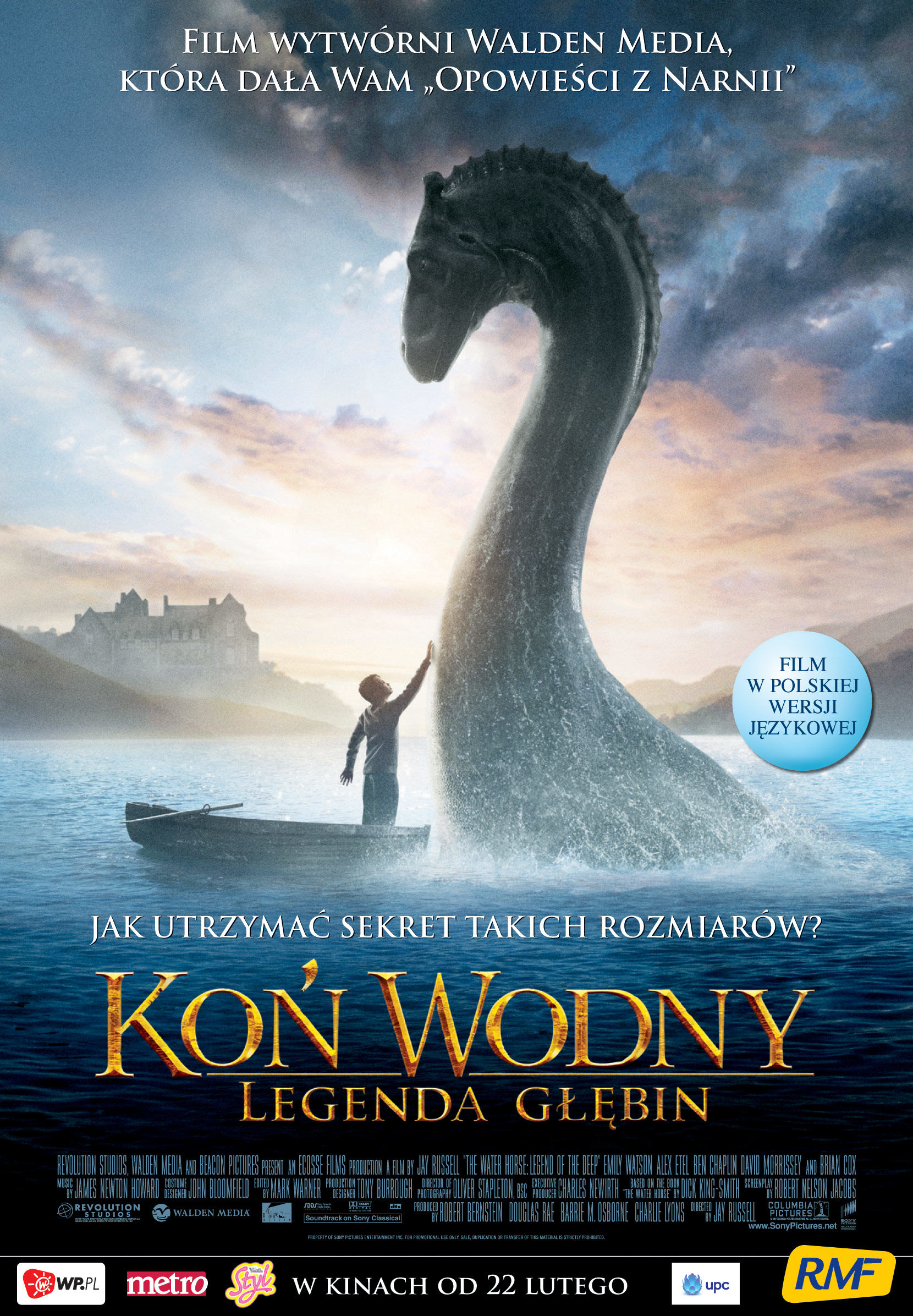 Polski plakat filmu 'Koń Wodny: Legenda Głębin'