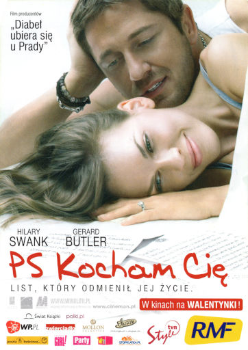 Przód ulotki filmu 'P.S. Kocham Cię'