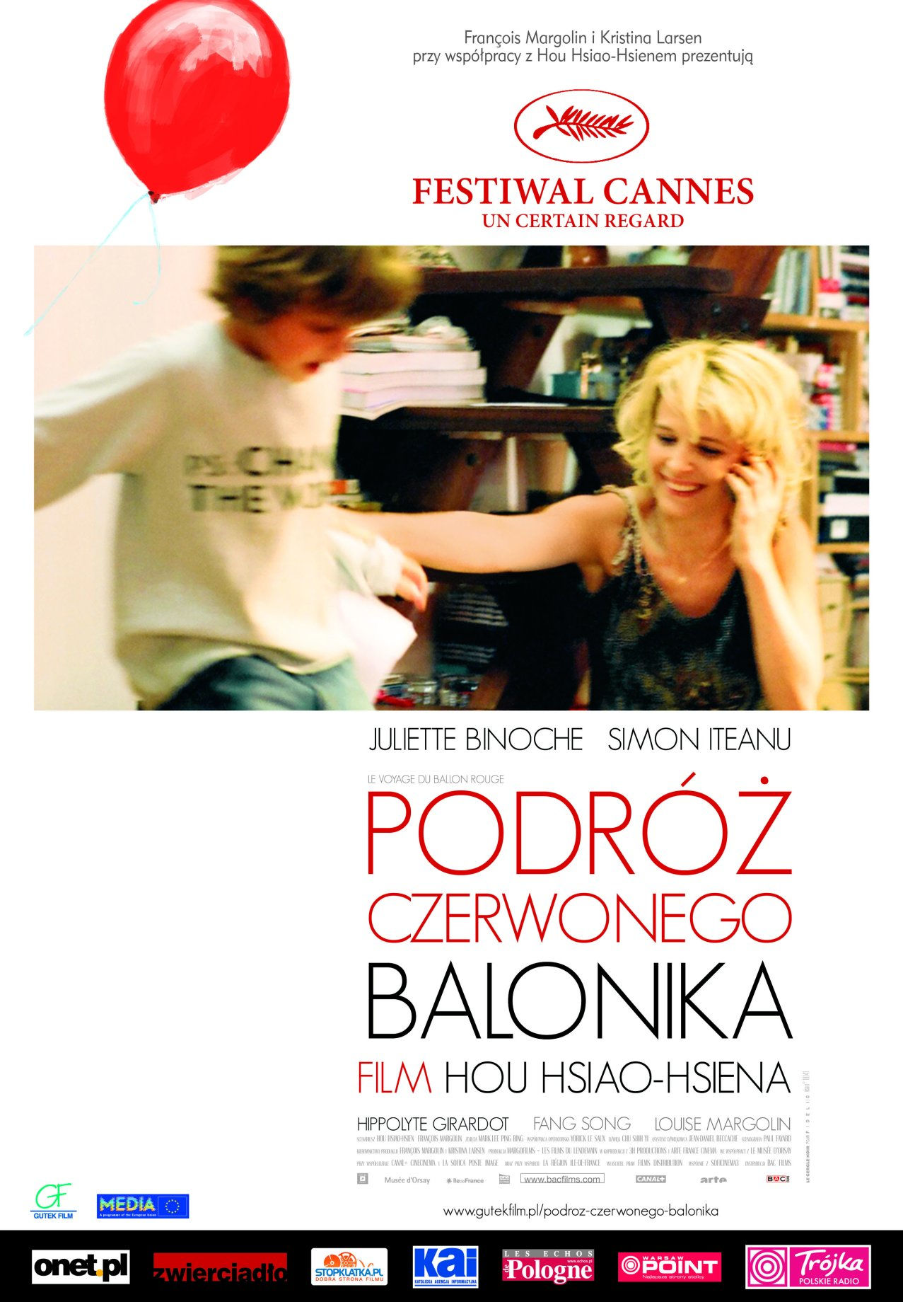 Polski plakat filmu 'Podróż Czerwonego Balonika'