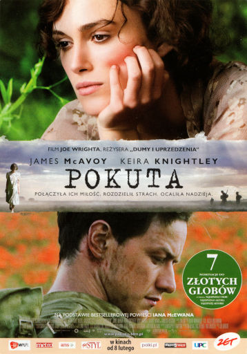 Przód ulotki filmu 'Pokuta'