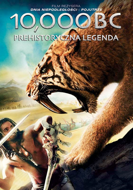 Polski plakat filmu '10.000 B.C.'