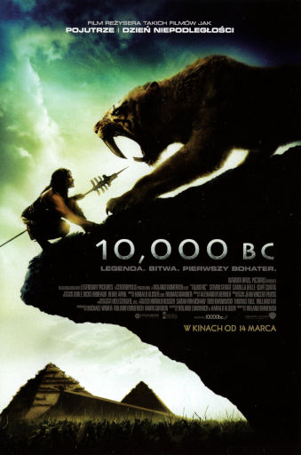 Przód ulotki filmu '10.000 B.C.'