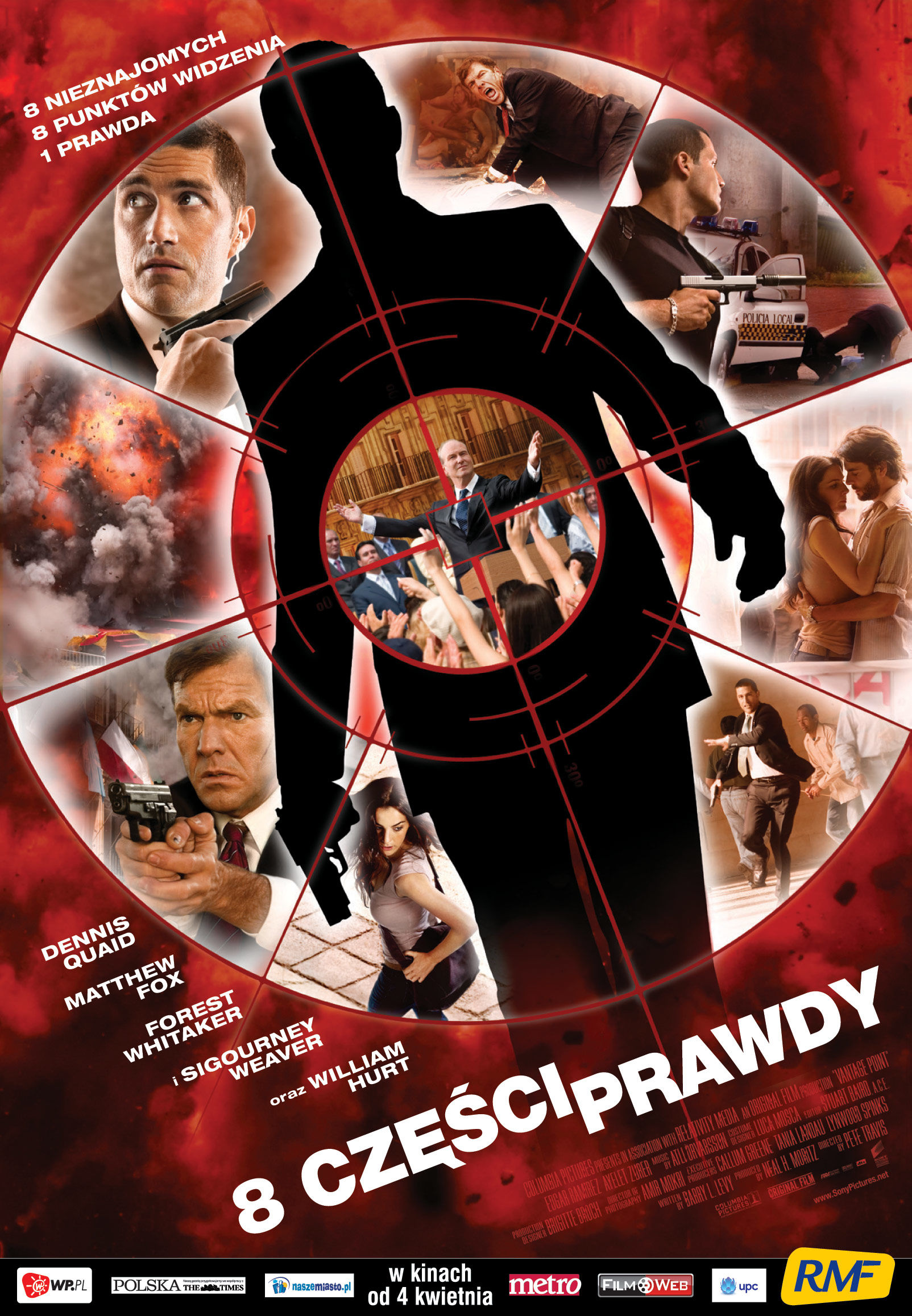 Polski plakat filmu '8 Części Prawdy'