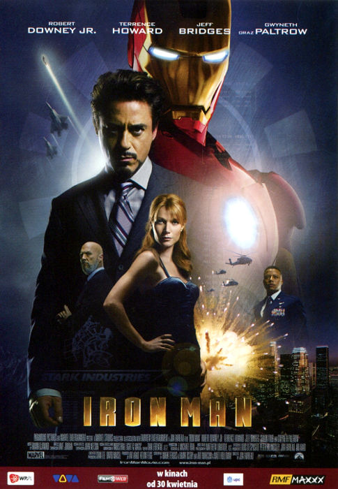Polski plakat filmu 'Iron Man'