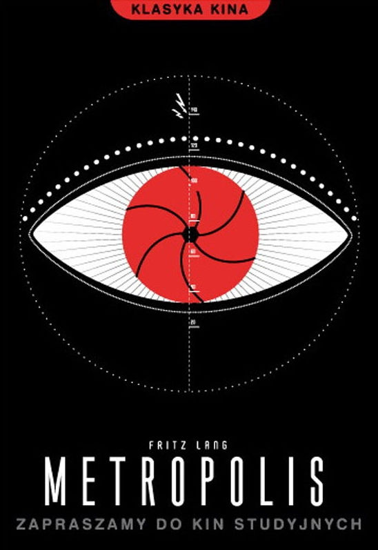 Polski plakat filmu 'Metropolis'