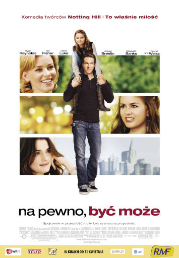 Polski plakat filmu 'Na Pewno, Być Może'