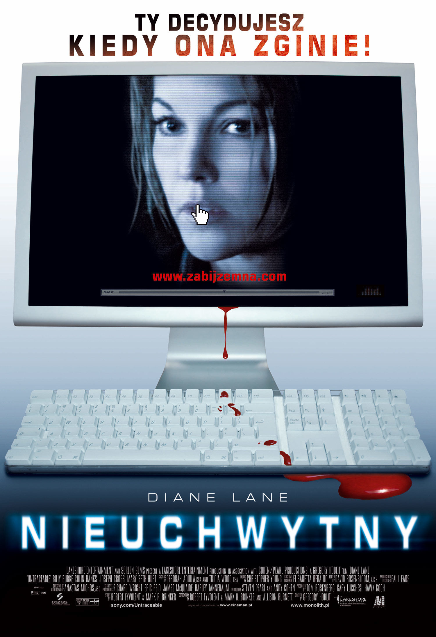 Polski plakat filmu 'Nieuchwytny'